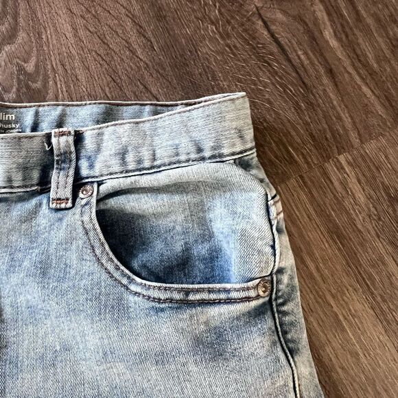 Wonder Nation Slim Fit Boy’s Husky Jeans | 16 - Picture 4 of 6